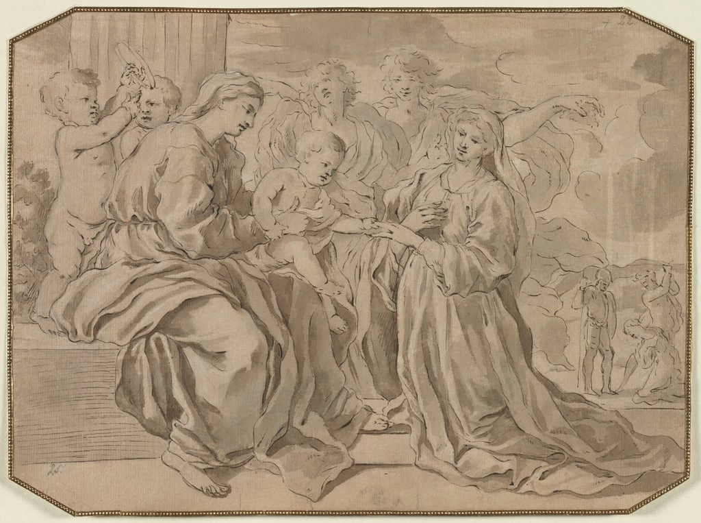 Il matrimonio mistico di santa Caterina - Cleveland Museum of Art, studio